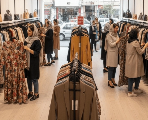 مدیریت حراج پوشاک در تهران