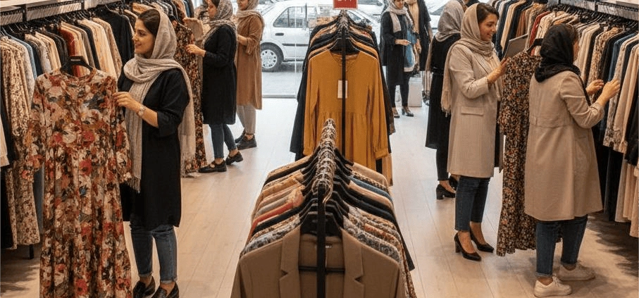 مدیریت حراج پوشاک در تهران