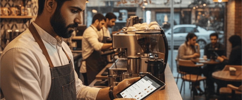 مدیریت منوی کافی‌شاپ در تهران