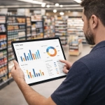 گزارش‌گیری فروش سوپرمارکت در تهران