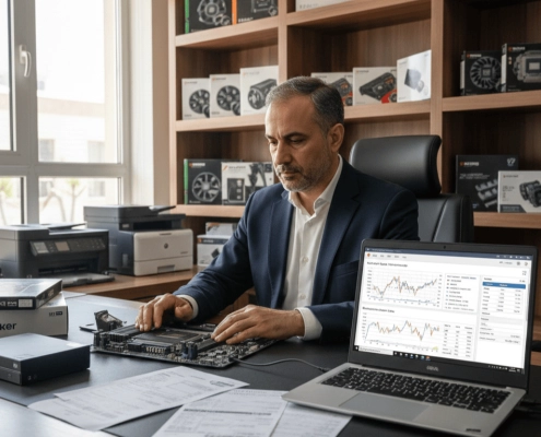 حسابداری قطعات کامپیوتر در تهران