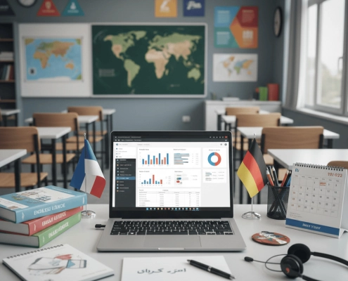 نرم افزار حسابداری آموزشگاه زبان در تهران