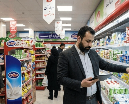 مدیریت کالاها در سوپرمارکت در تهران