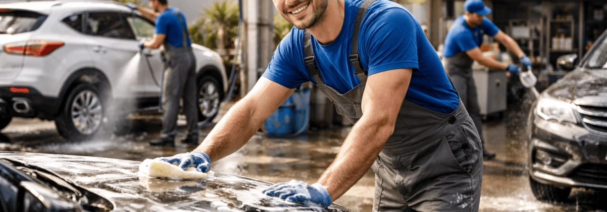 حسابداری کارواش دستی و اتوماتیک