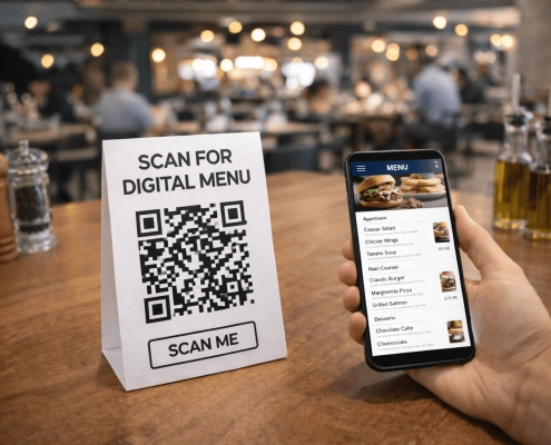 منوی دیجیتال رستوران با QR