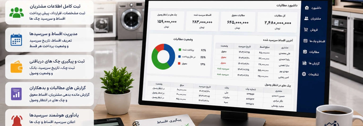 مدیریت بدهی مشتریان در تهران