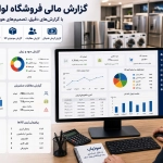 گزارش مالی فروشگاه لوازم خانگی در تهران